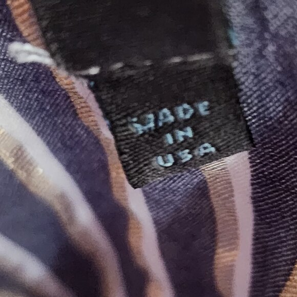 Eva Franco Metallic Stripe Tie Waist Flowy Cropped Palazzo Pants - Picture 6 of 7